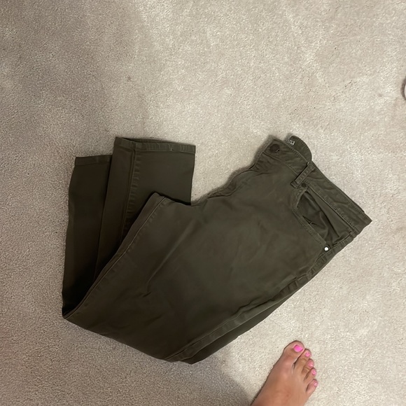 Olive Skinny Ankle Pants - Picture 4 of 4